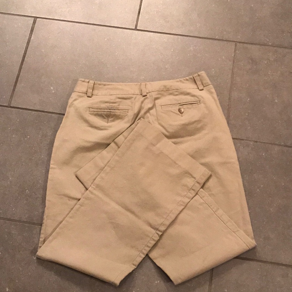 Ann Taylor Petites Khaki Pants - Picture 4 of 8